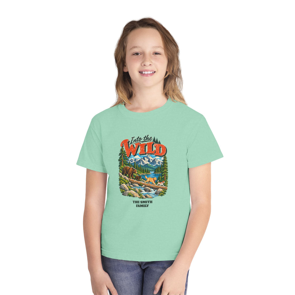 Custom Kids Into the Wild Hiking Shirt