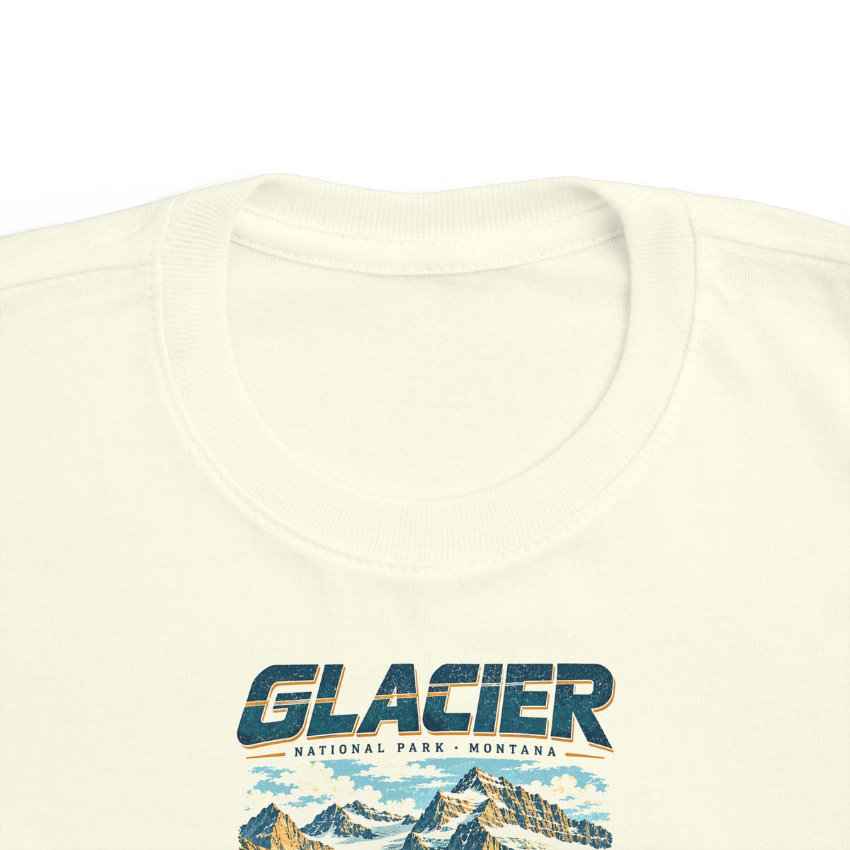 Custom Toddler Glacier National Park Vintage Mountain Goat Shirt