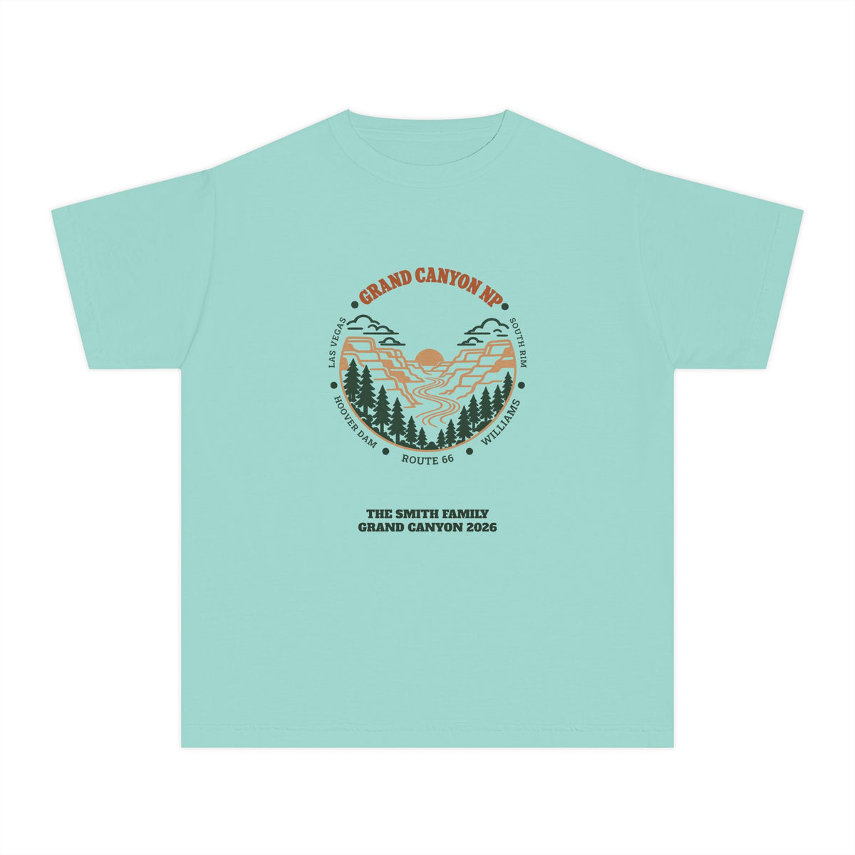Custom Kids Grand Canyon Road Trip Shirt