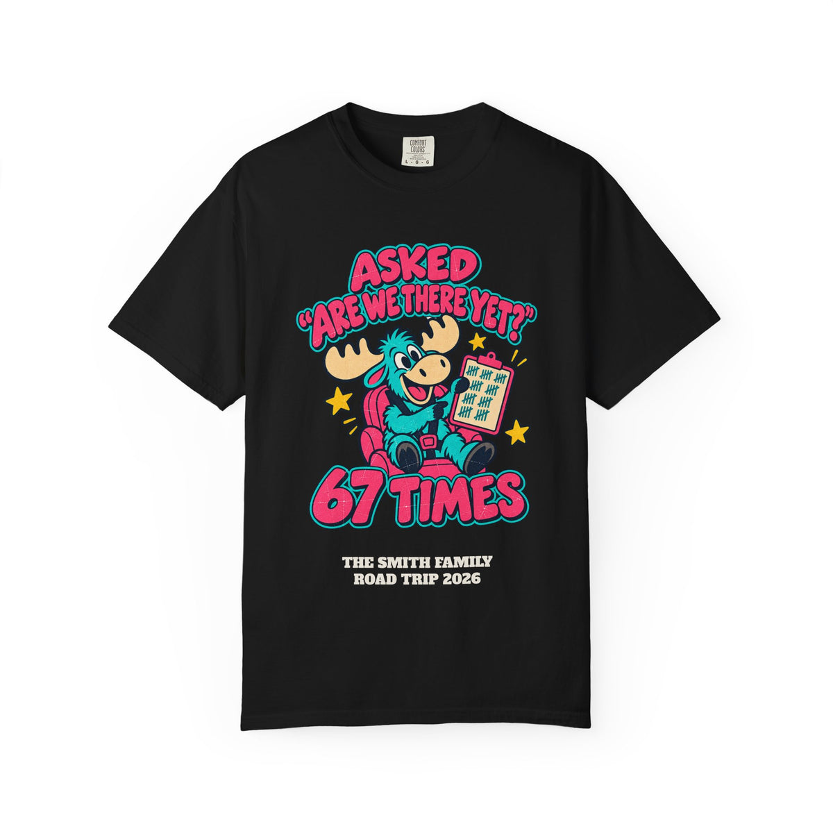 Custom Are We There Yet 67 Times Road Trip Shirt