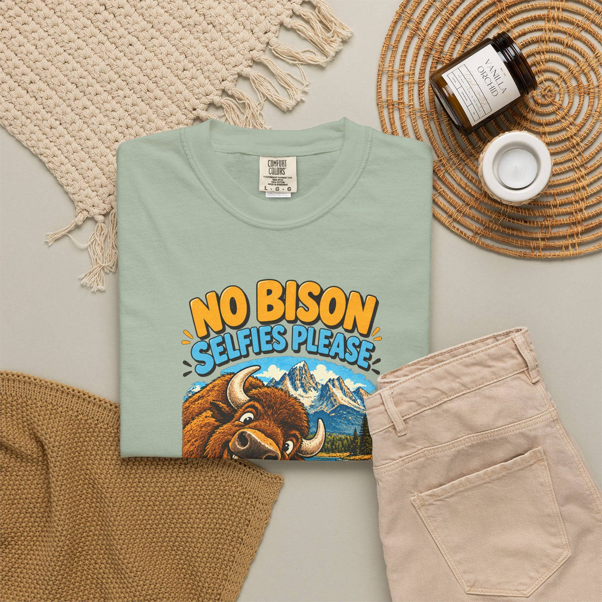 Custom Grand Teton National Park Funny Bison Shirt