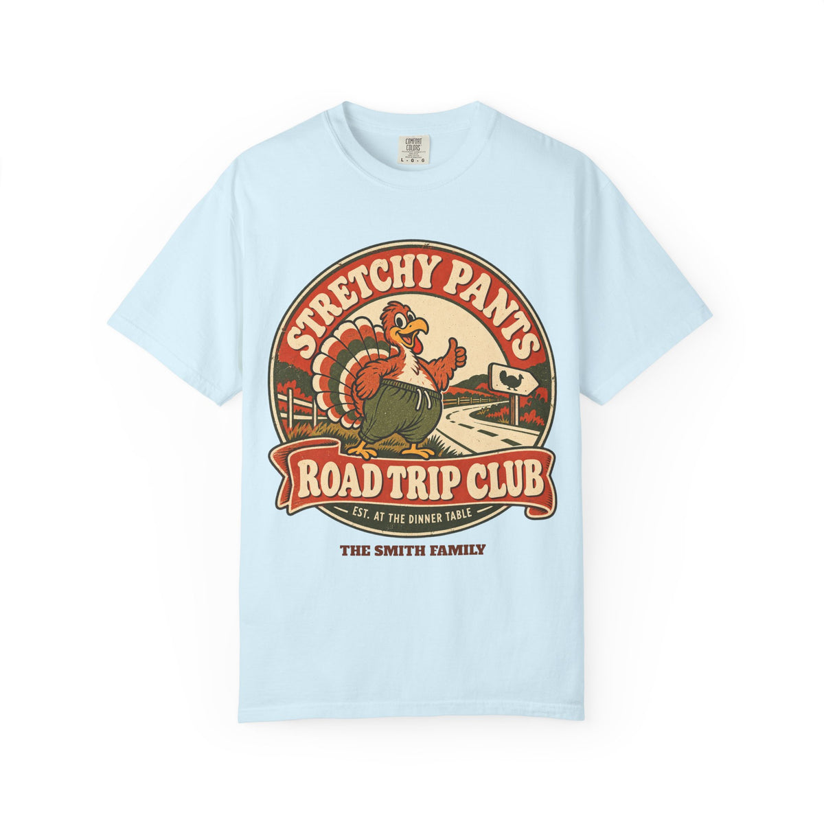 Custom Stretchy Pants Family Thanksgiving Shirt