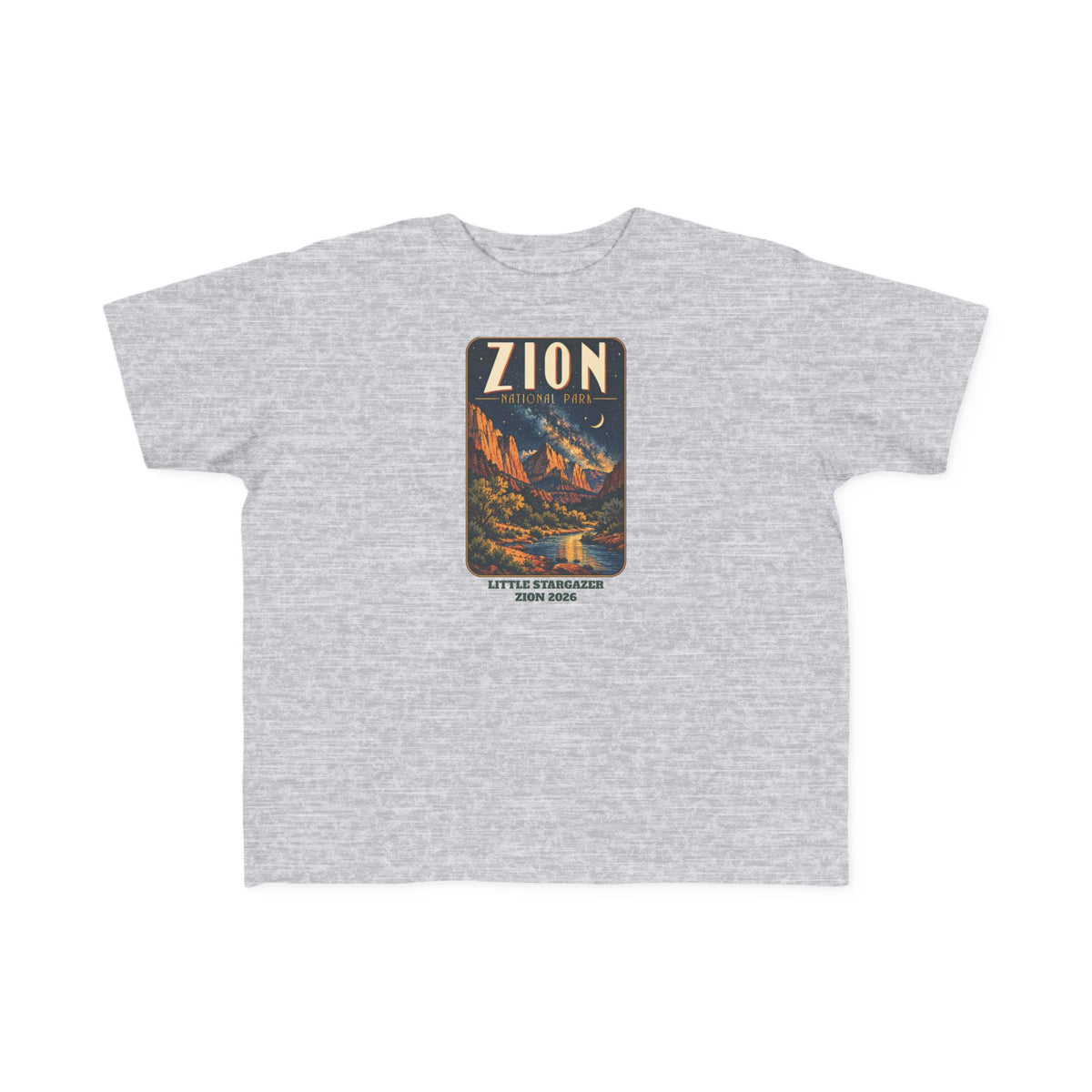 Custom Toddler Zion National Park Night Sky Shirt