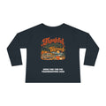 Custom Toddler Thankful Grateful Blessed Thanksgiving Road Trip Long Sleeve Shirt