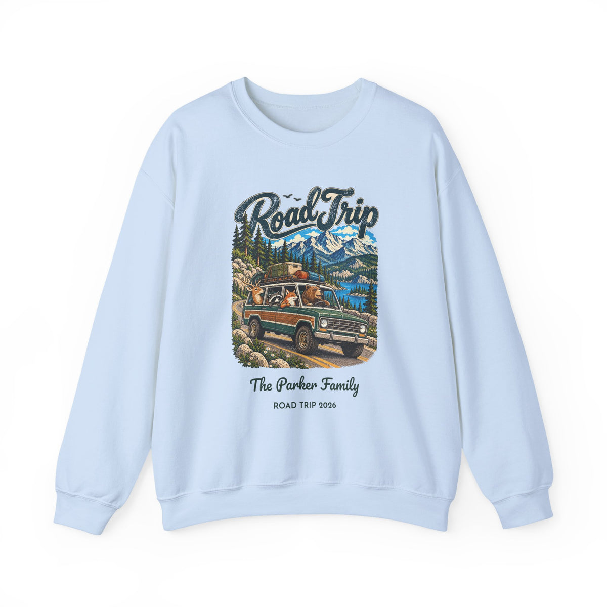 Custom Family Road Trip Sweatshirt