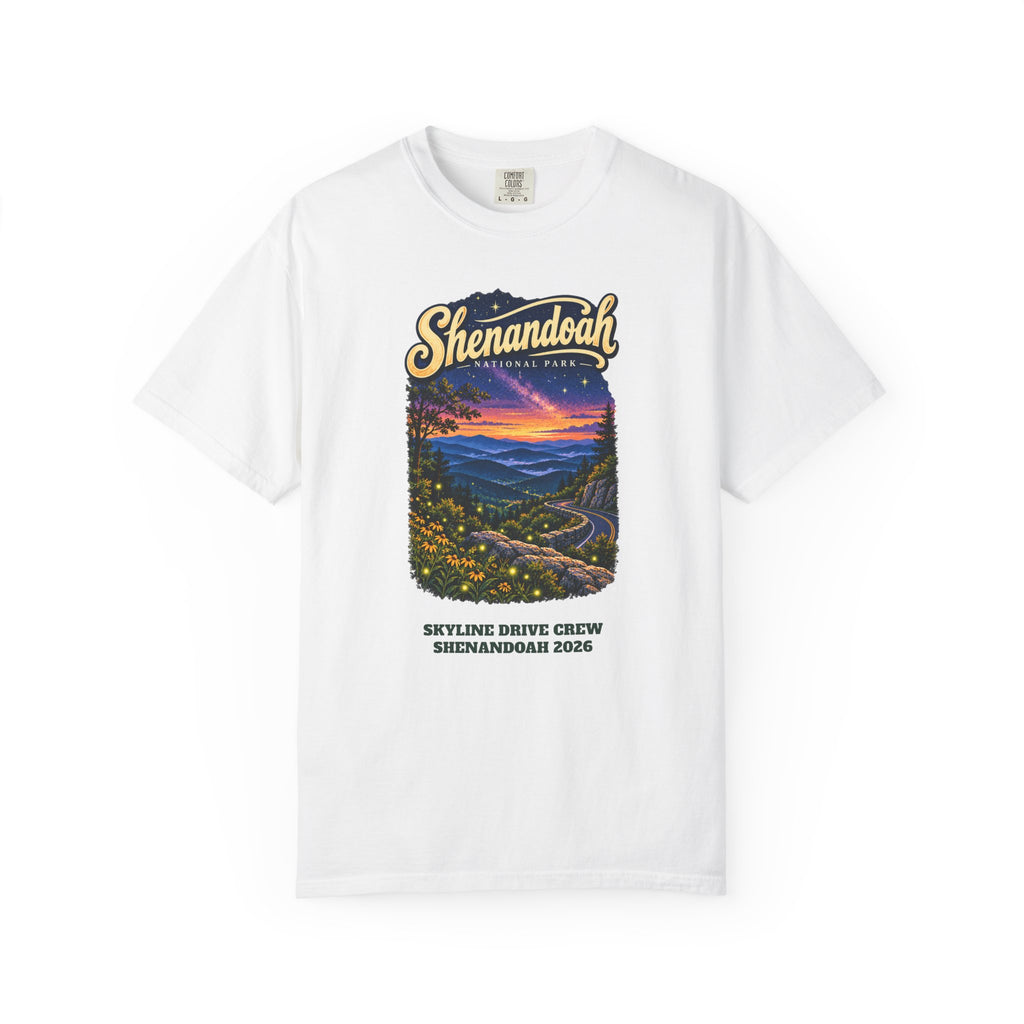 Custom Shenandoah National Park Skyline Drive Night Sky Shirt