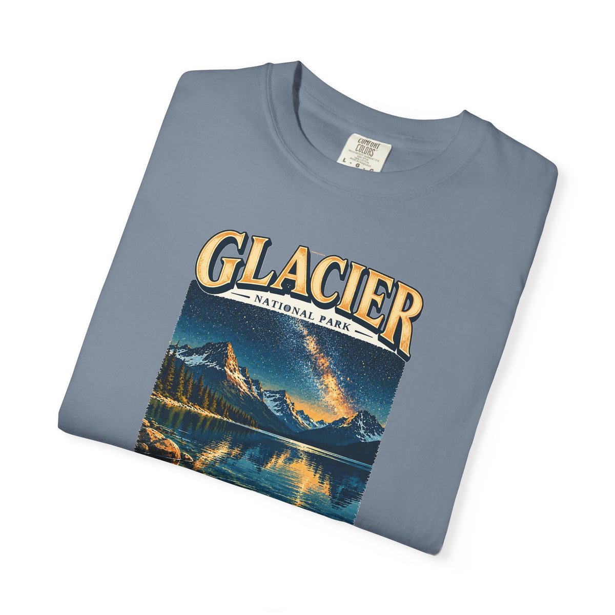 Custom Glacier National Park Night Sky Shirt