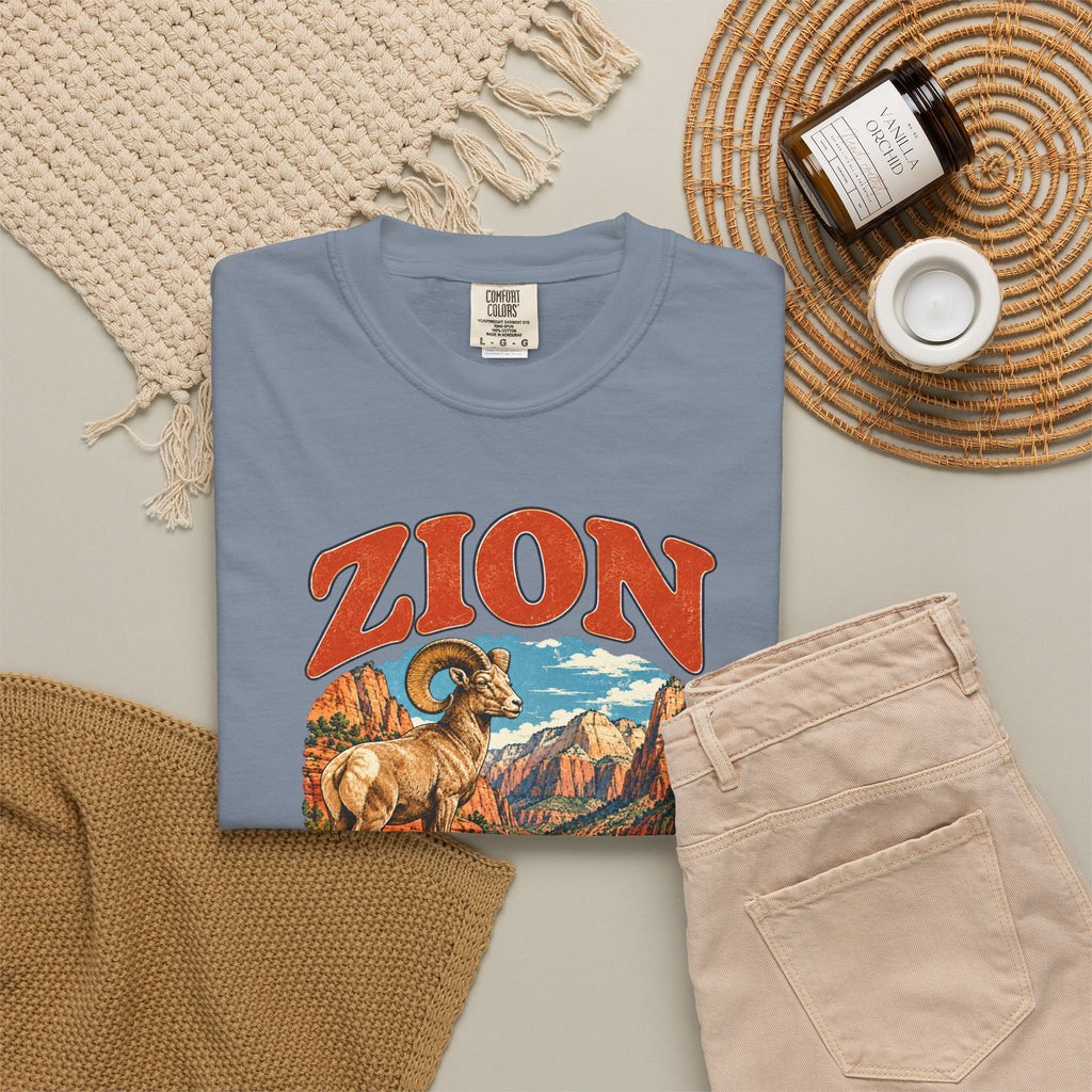 Custom Zion National Park Bighorn Sheep Shirt