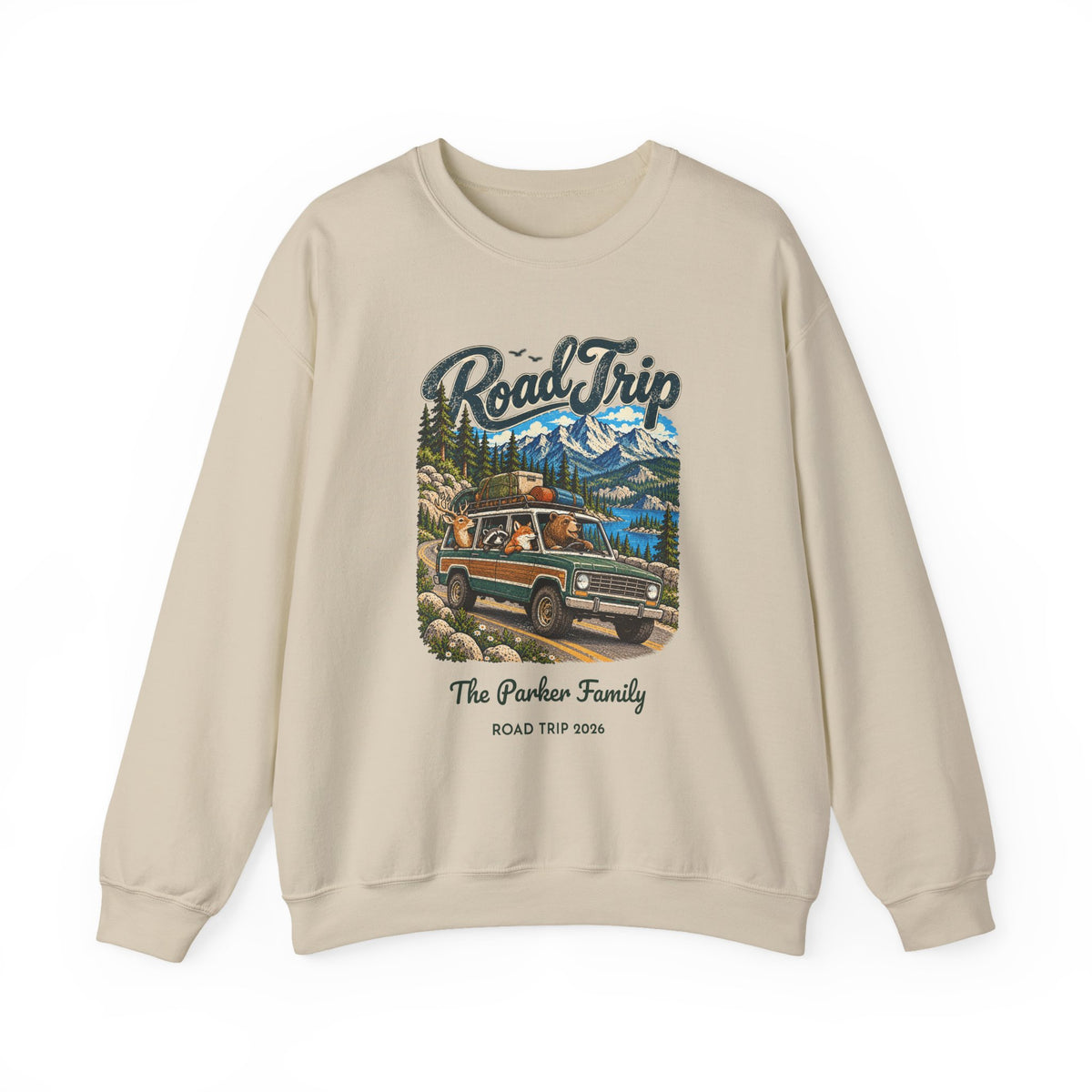Custom Family Road Trip Sweatshirt