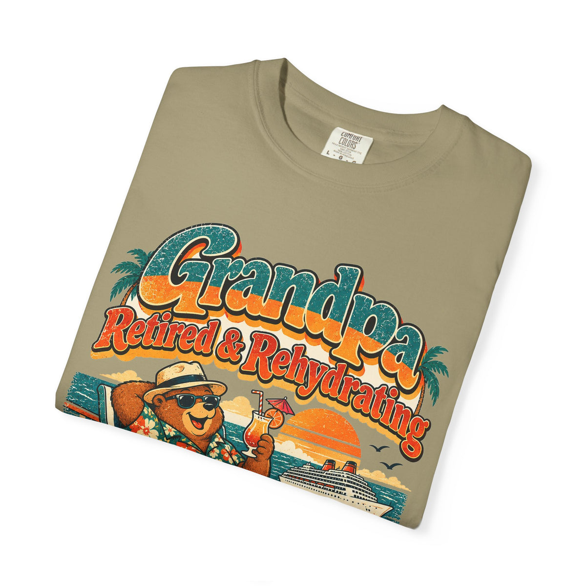 Custom Grandpa Retired & Rehydrating Cruise Shirt