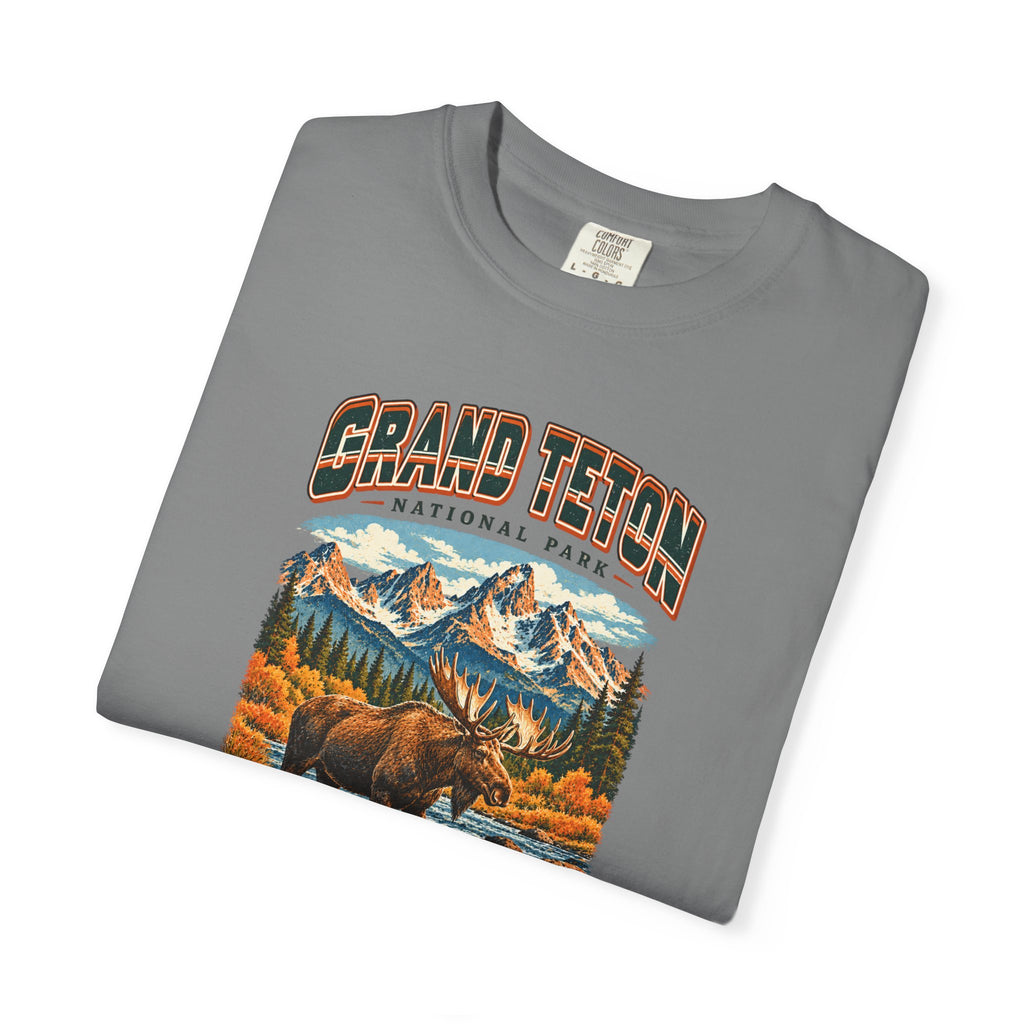 Custom Grand Teton National Park Vintage Moose Shirt