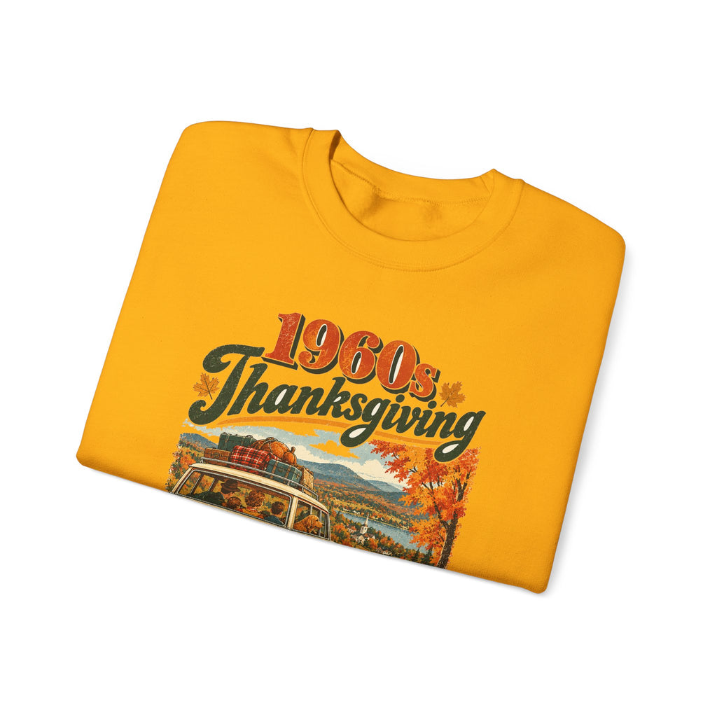 Custom 1960s Thanksgiving Family Road Trip Sweatshirt