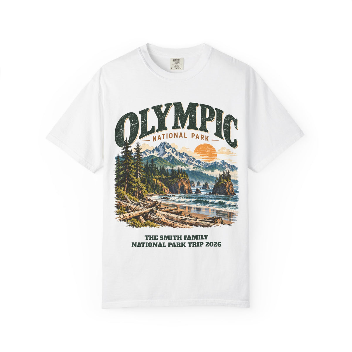 Custom Olympic National Park Family Trip Shirt