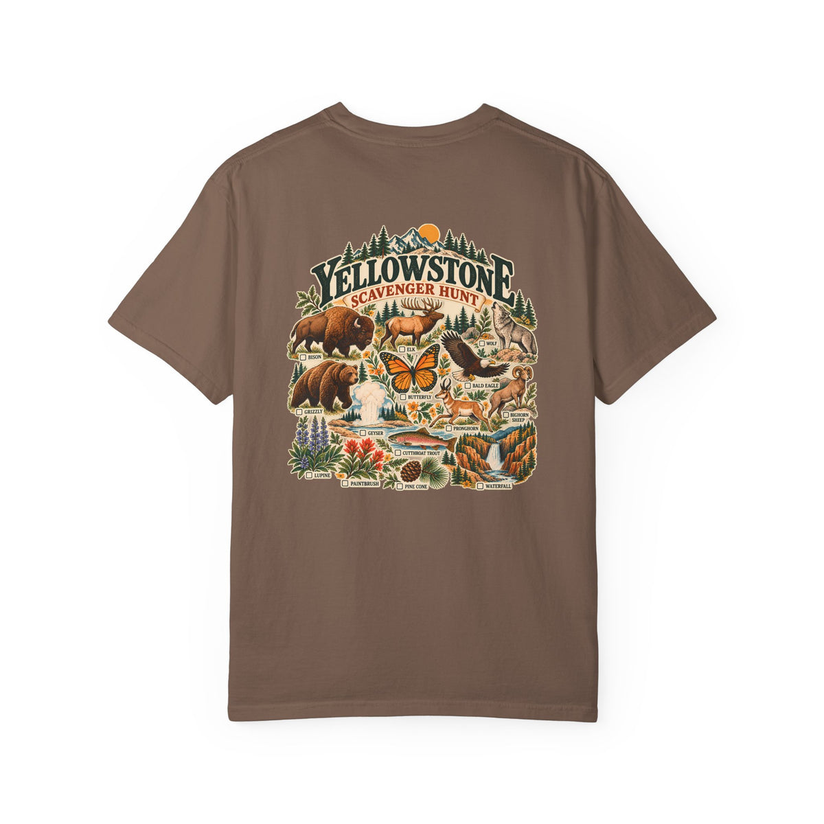 Custom Yellowstone Scavenger Hunt Tee