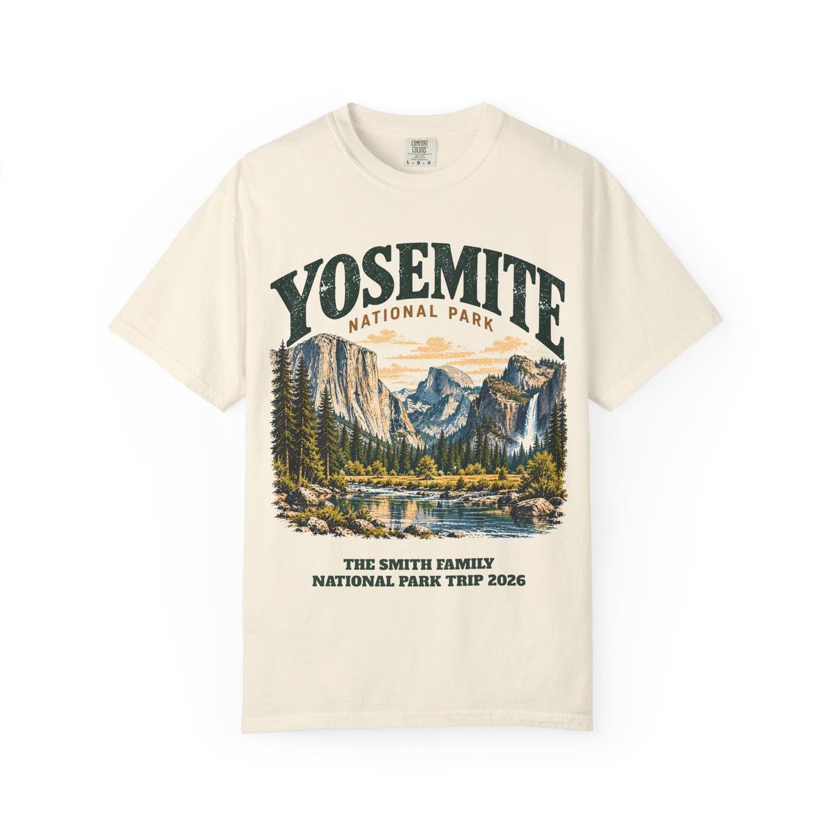 Custom Yosemite National Park Family Trip Shirt