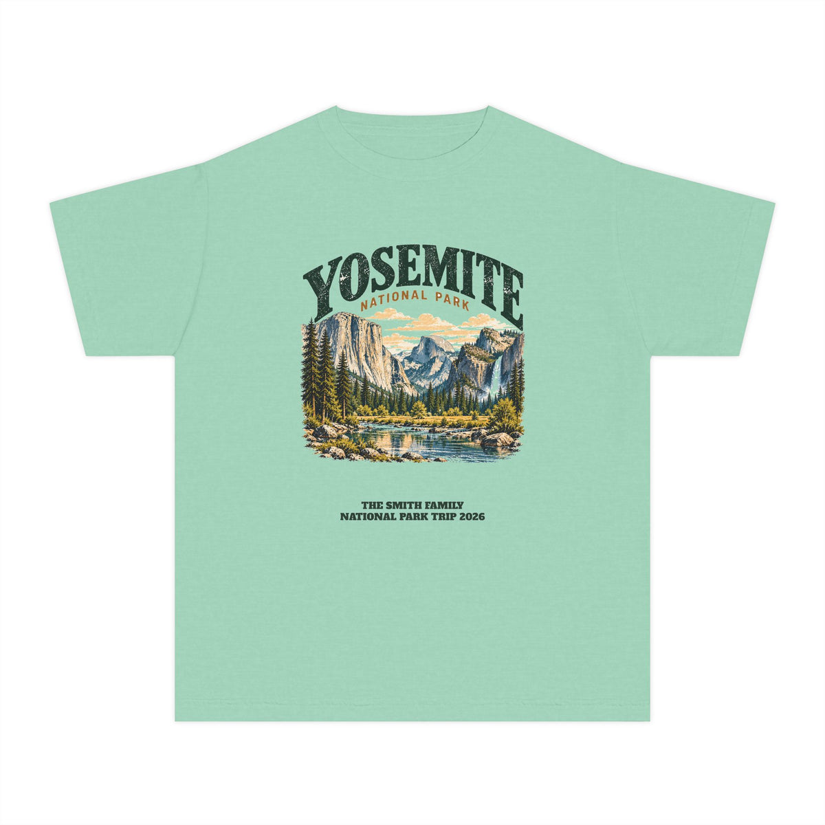 Custom Kids Yosemite National Park Shirt