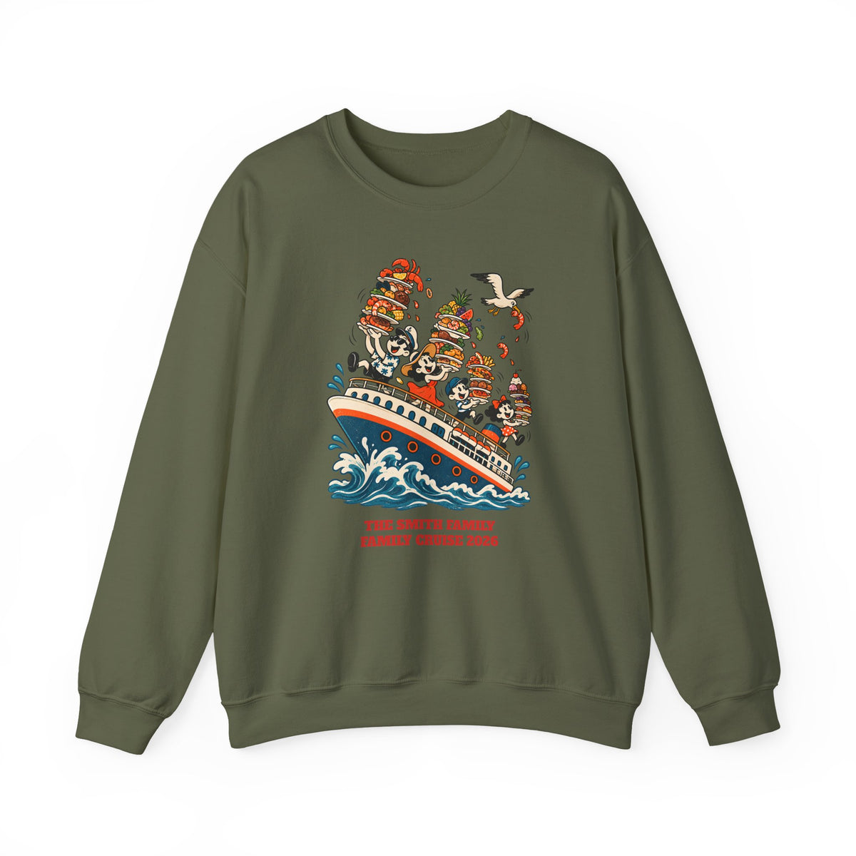 Custom Cruise Buffet Ship Sweatshirt