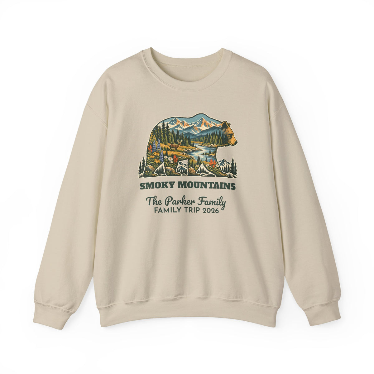 Custom National Park Bear Sweatshirt