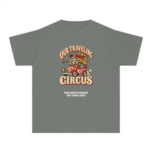 Custom Kids Our Traveling Circus Family Trip Shirt