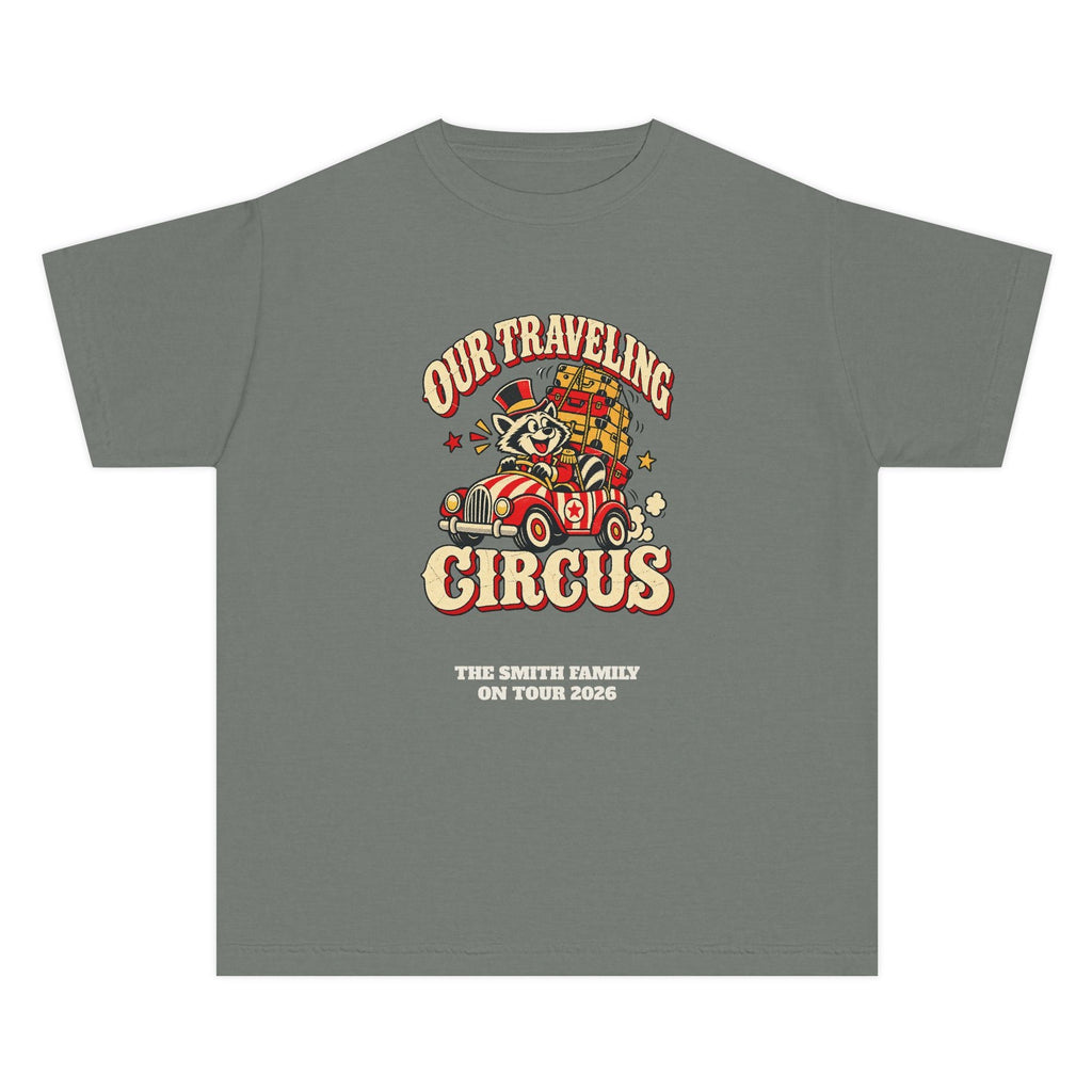 Custom Kids Our Traveling Circus Family Trip Shirt