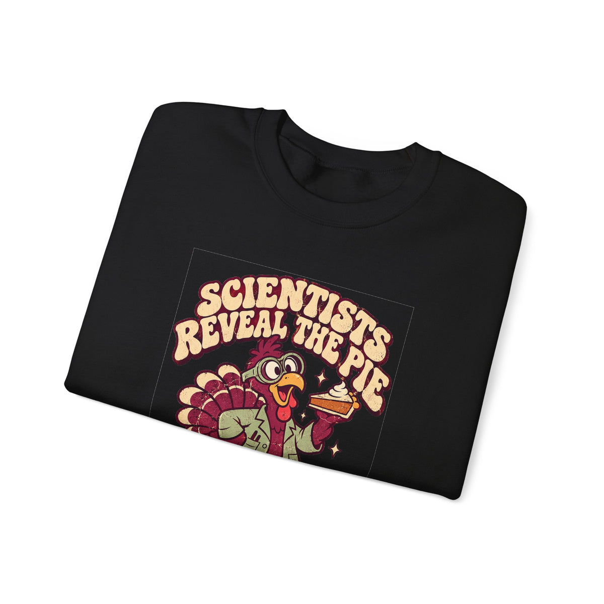 Custom Thanksgiving Pie Research Team Sweatshirt