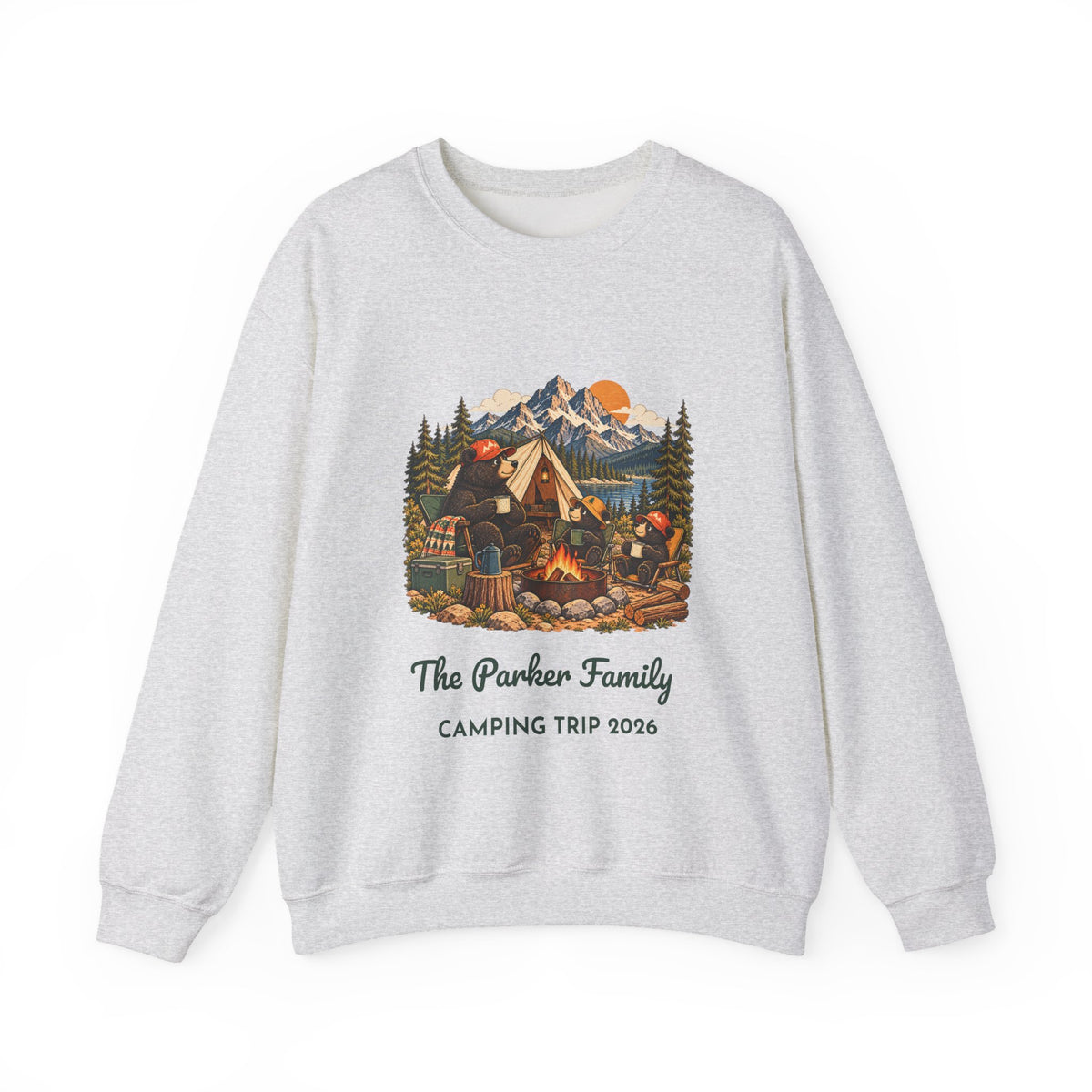 Custom Bear Campfire Sweatshirt
