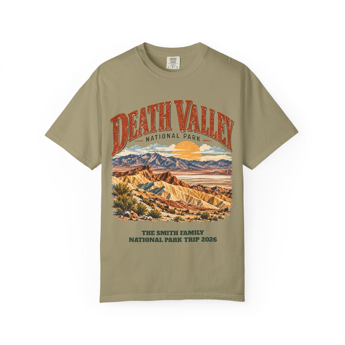 Custom Death Valley National Park Family Trip Shirt