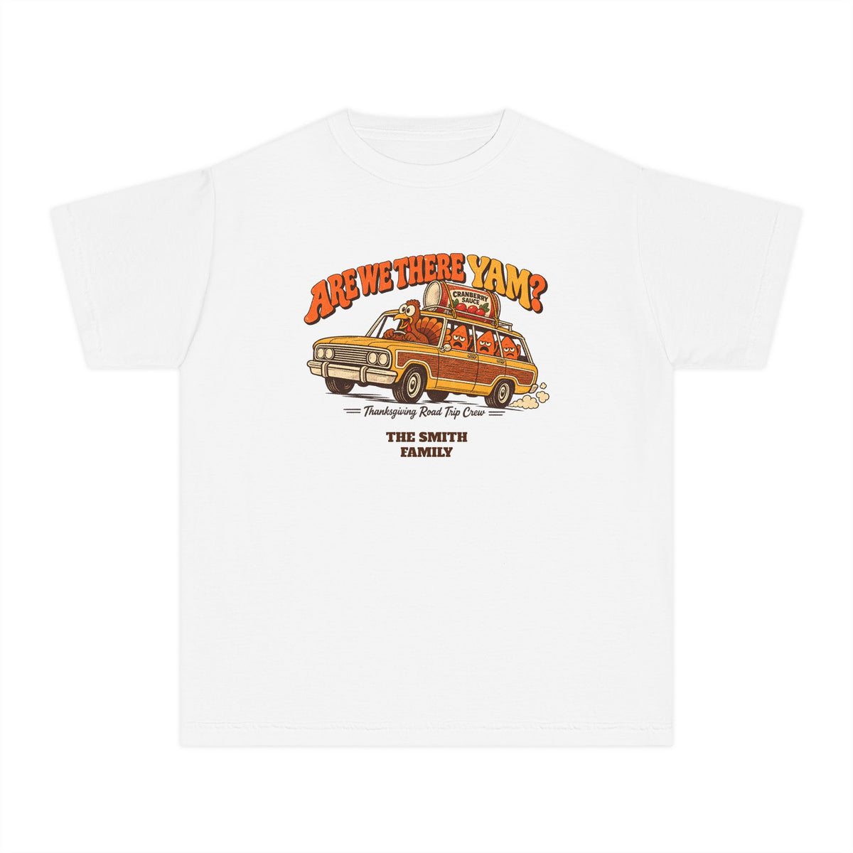 Custom Kids Are We There Yam Thanksgiving Shirt