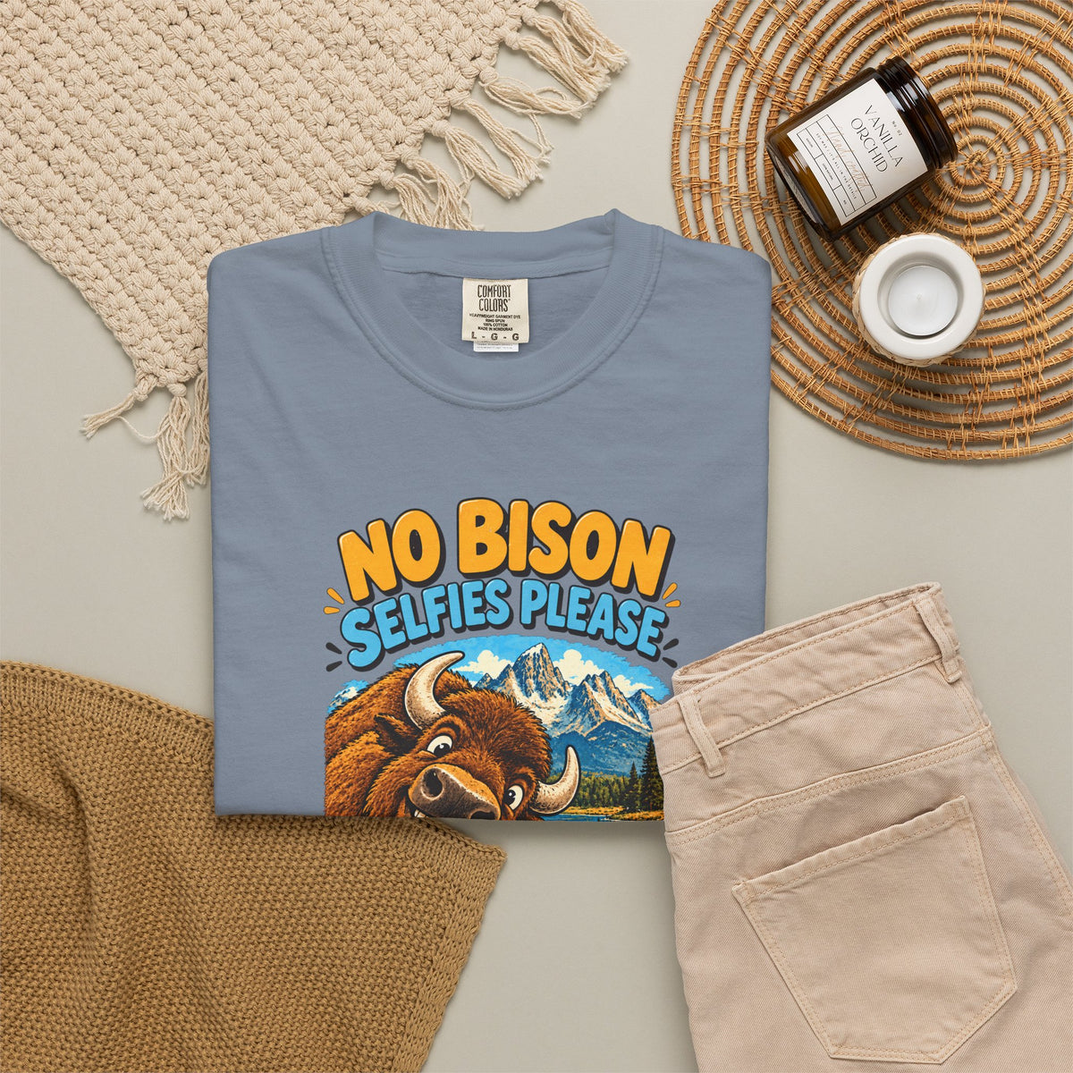Custom Grand Teton National Park Funny Bison Shirt