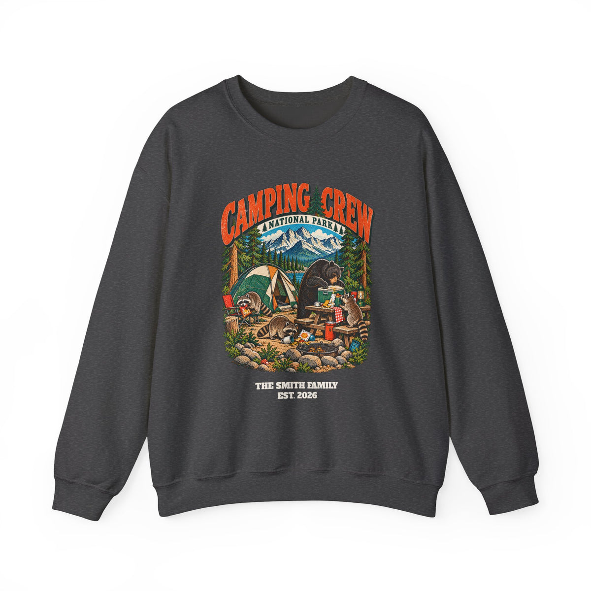 Custom Camping Crew Family Camping Sweatshirt