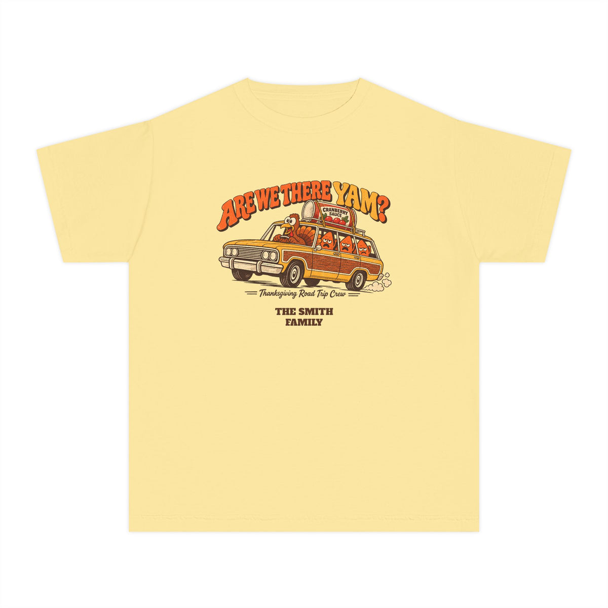 Custom Kids Are We There Yam Thanksgiving Shirt