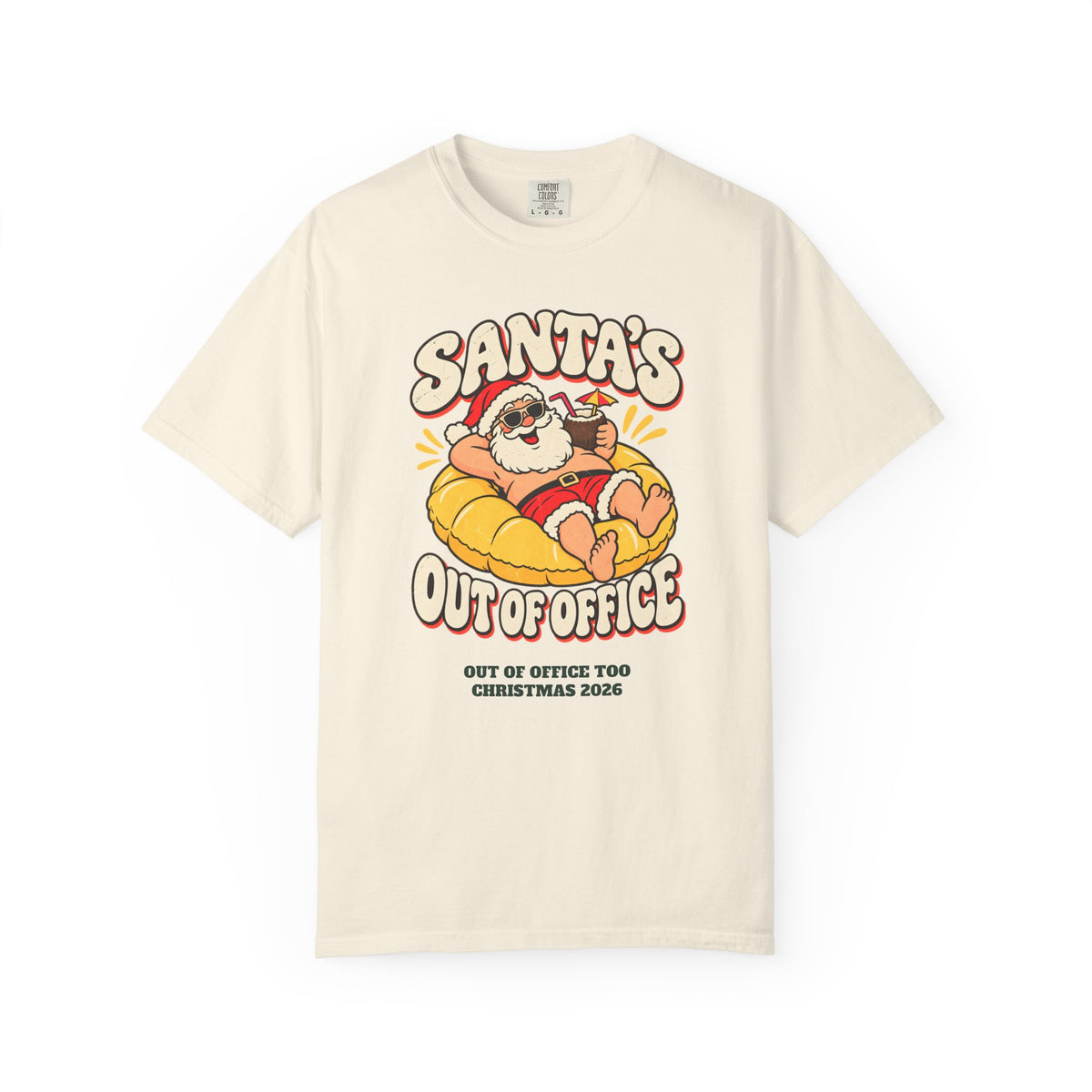 Custom Santa's Out Of Office Christmas Shirt