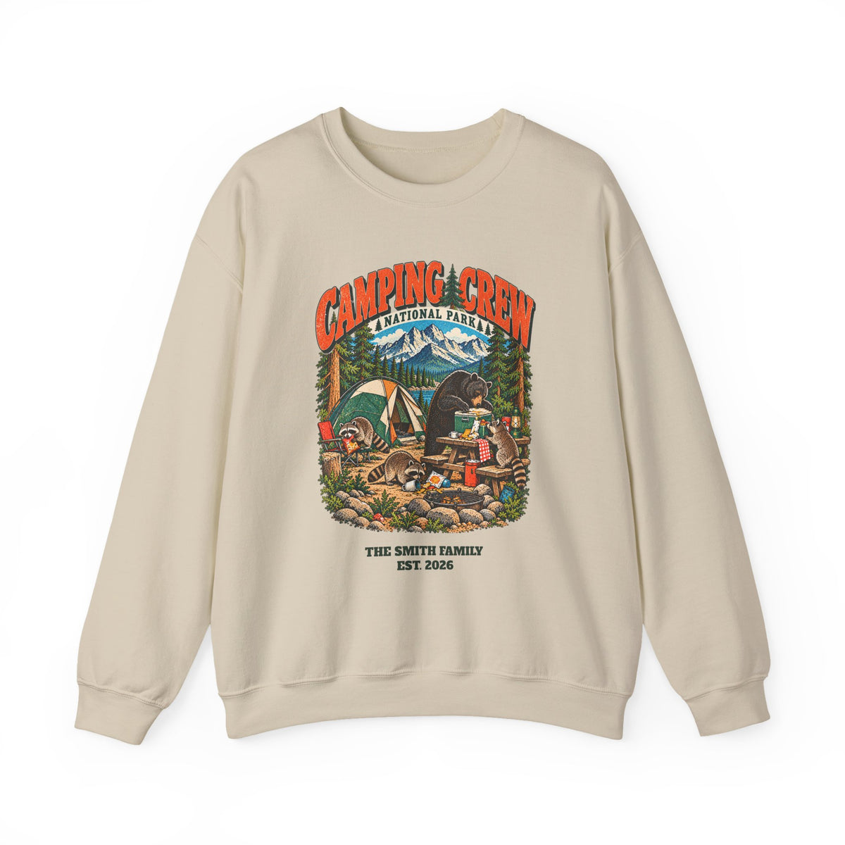 Custom Camping Crew Family Camping Sweatshirt