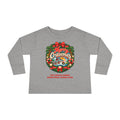 Custom Toddler Merry Cruisemas Wreath Christmas Cruise Long Sleeve Shirt