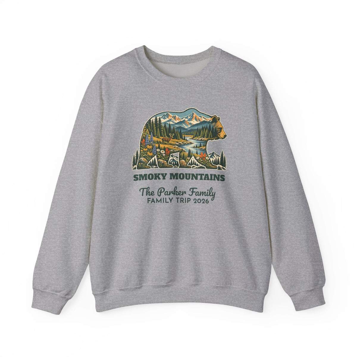 Custom National Park Bear Sweatshirt