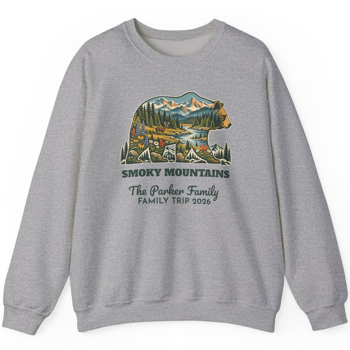Custom National Park Bear Sweatshirt