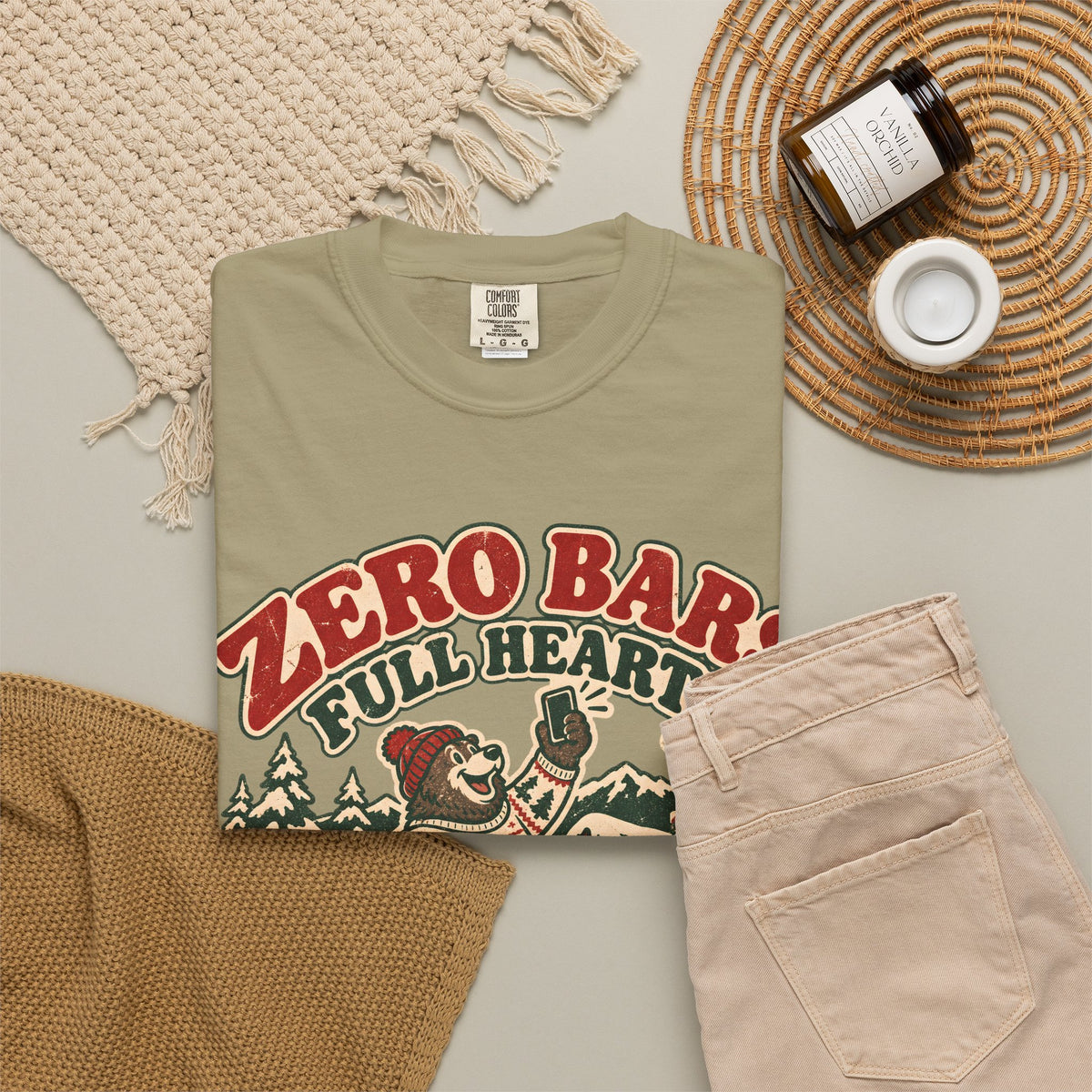 Custom Zero Bars Full Hearts Family Cabin Christmas Shirt