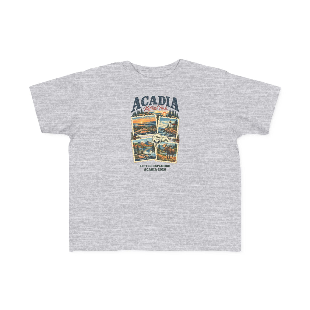 Custom Toddler Acadia National Park Stamp Collage Shirt