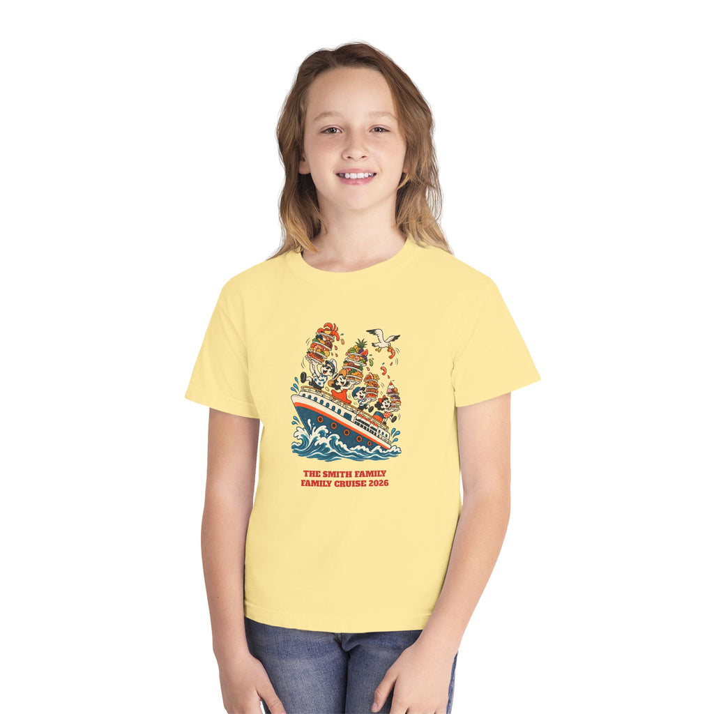 Custom Kids Cruise Buffet Ship Shirt