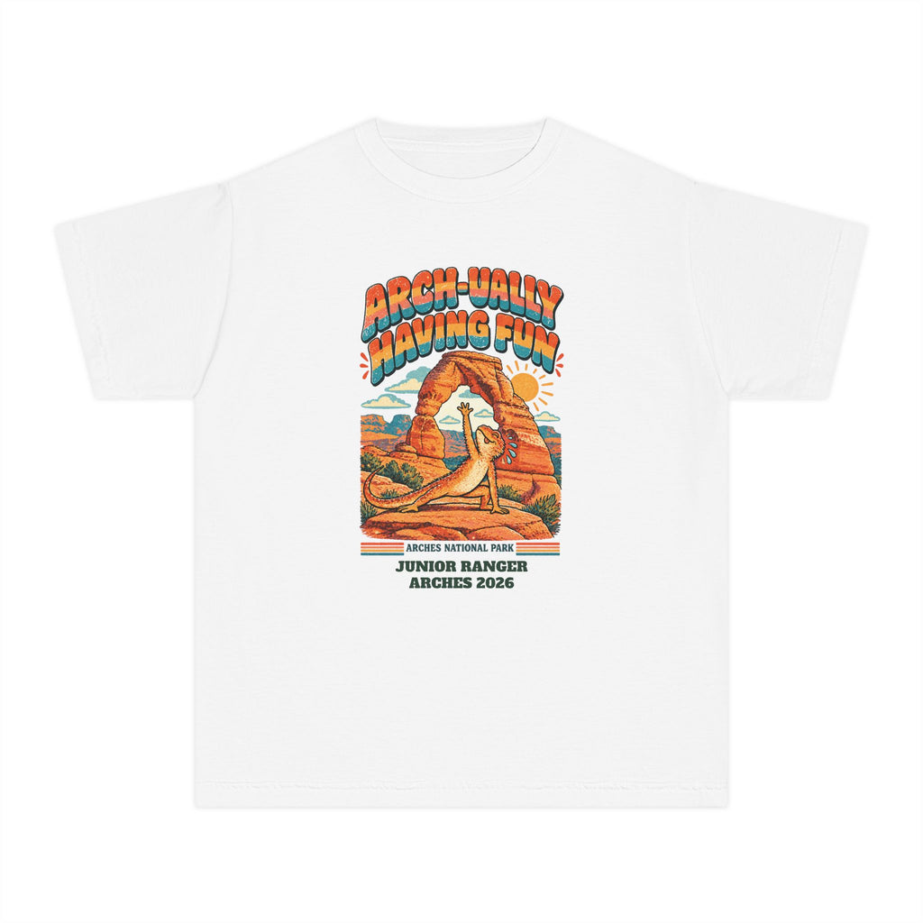 Custom Kids Arches National Park Arch-ually Having Fun Shirt