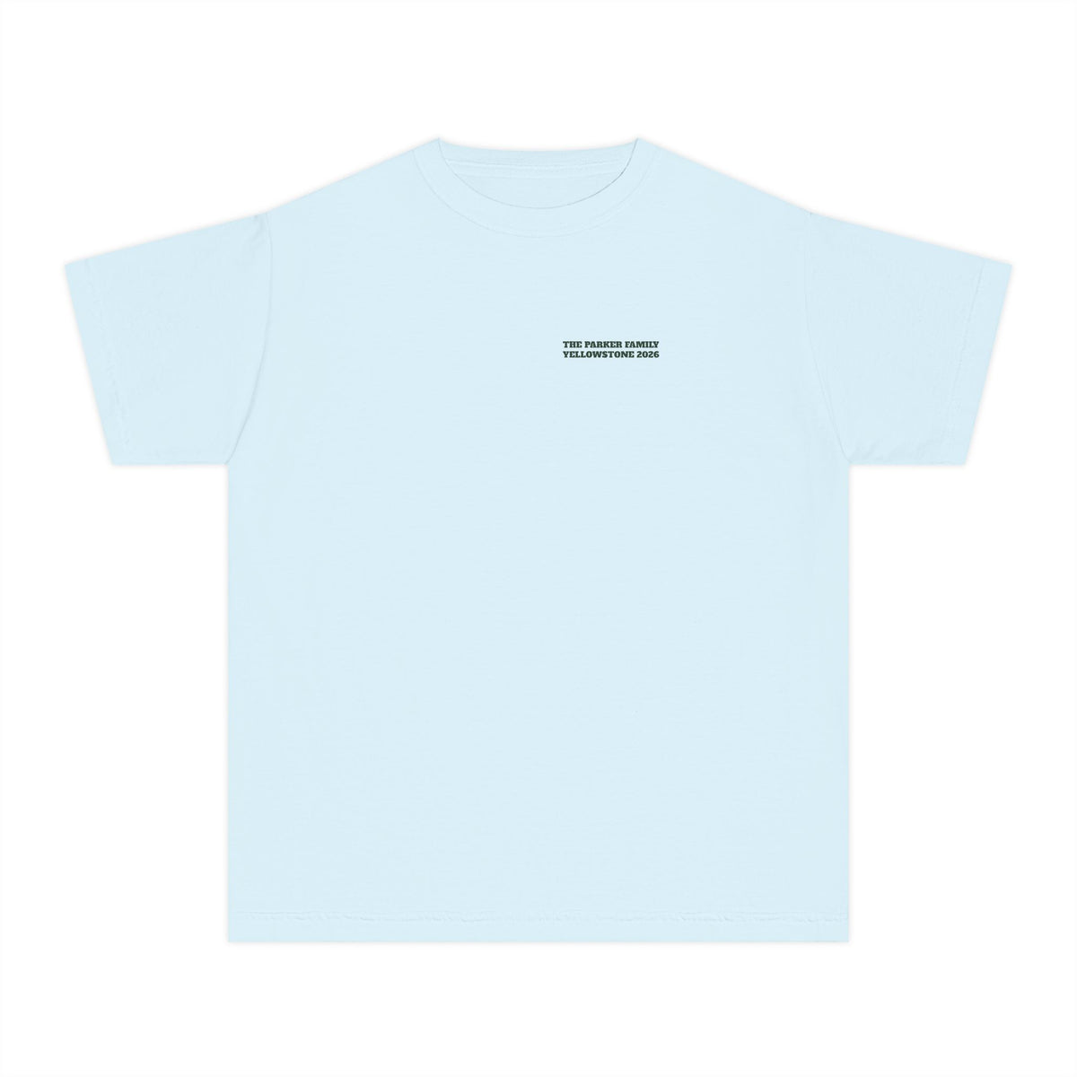Custom Kids Yellowstone Scavenger Hunt Tee