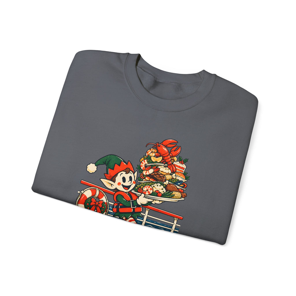 Custom Elf Cruise Buffet Christmas Sweatshirt