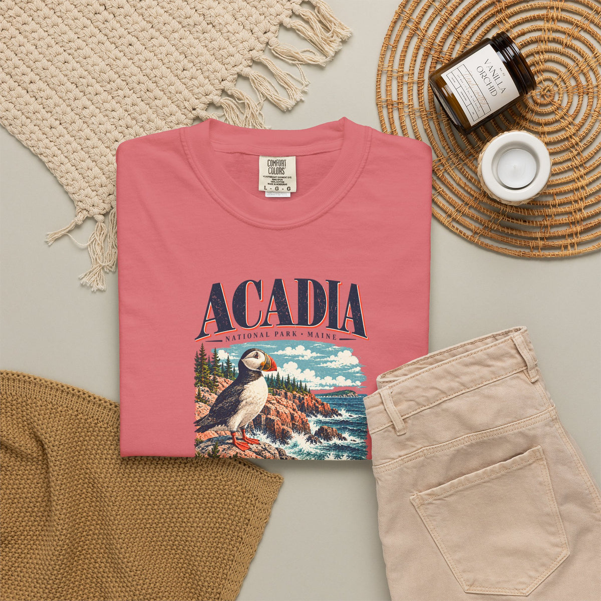 Custom Acadia National Park Puffin Shirt