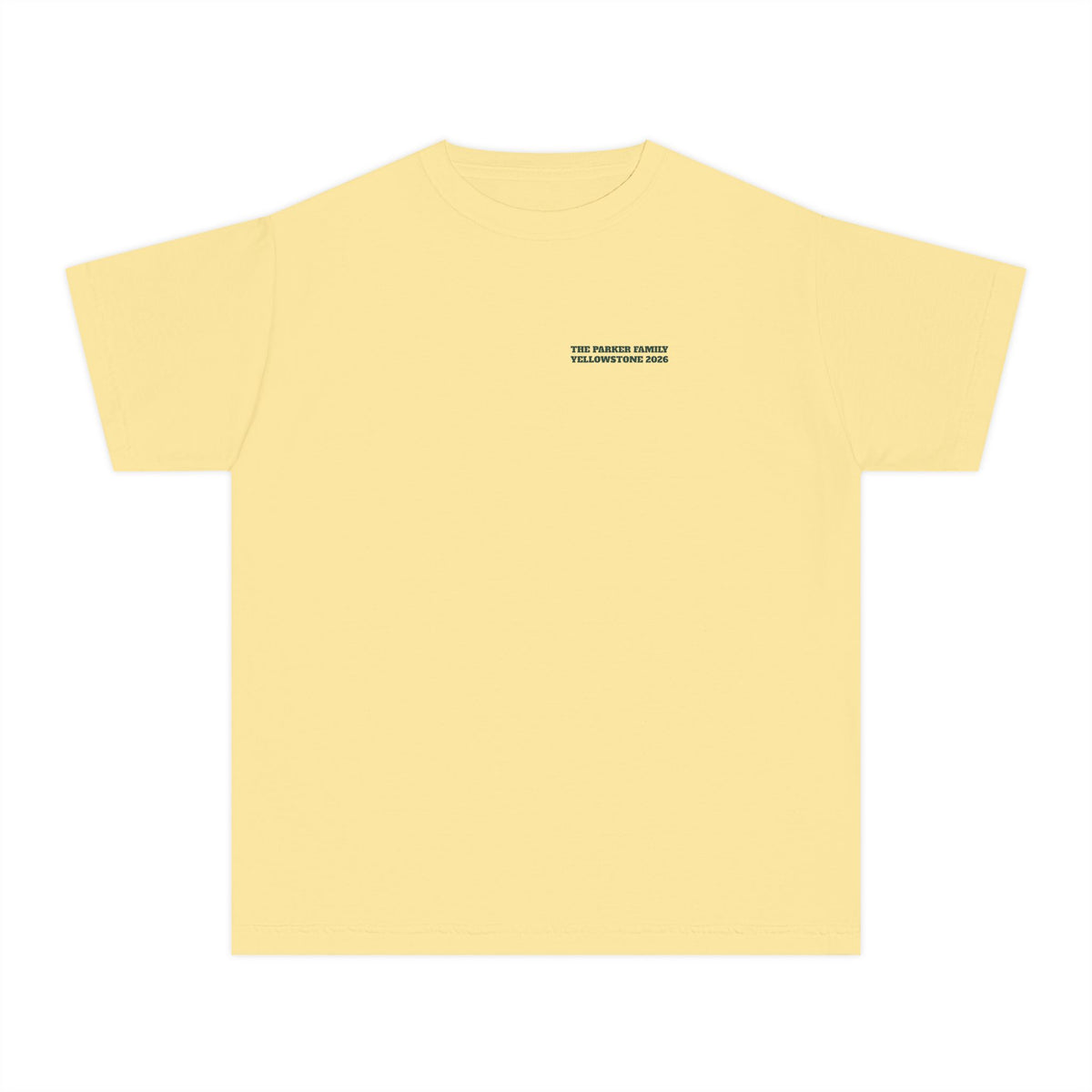 Custom Kids Yellowstone Scavenger Hunt Tee