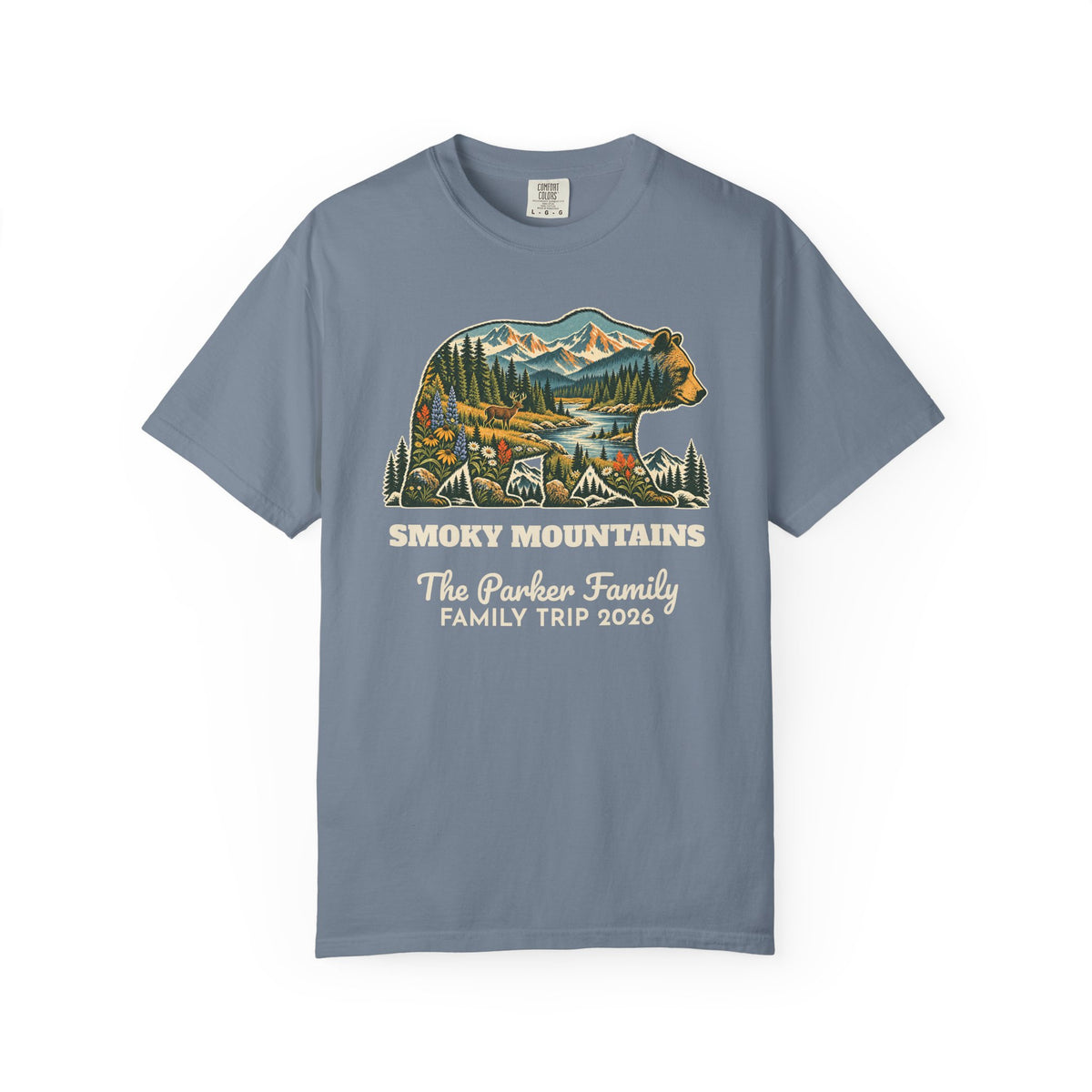 Custom National Park Bear Tee