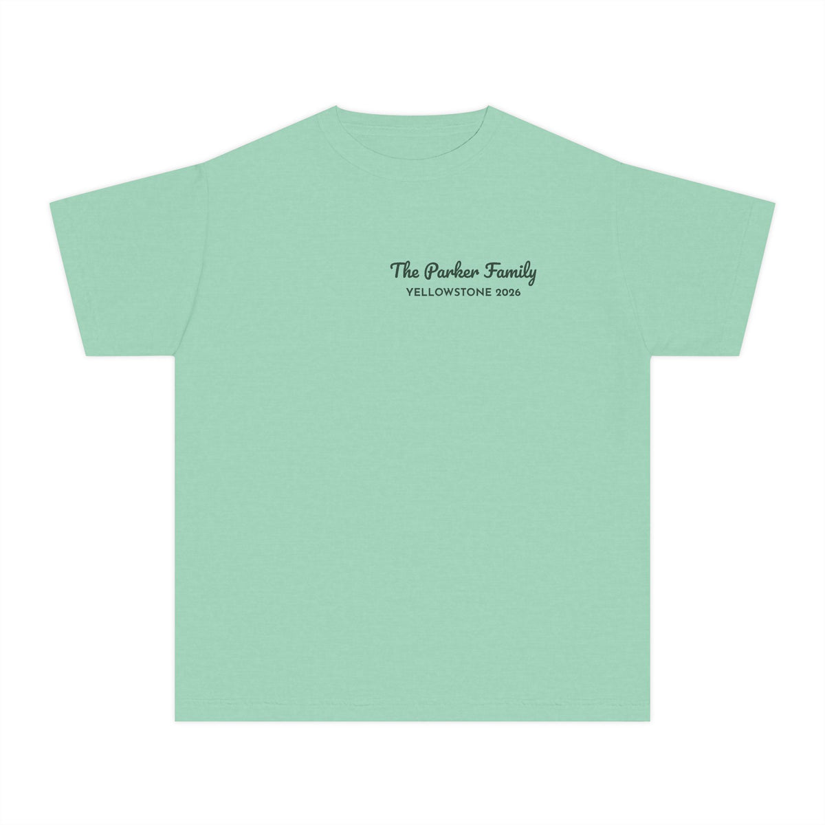 Custom Kids Yellowstone Scavenger Hunt Tee