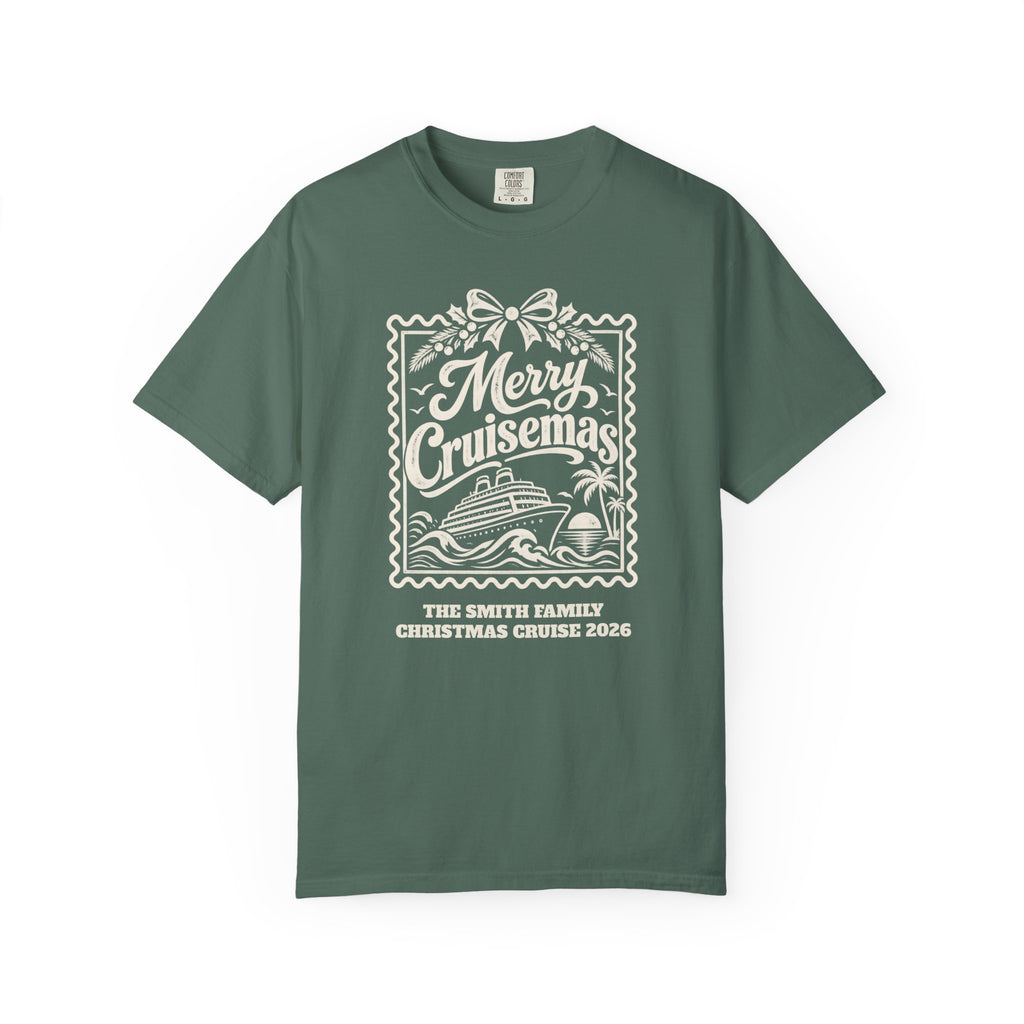 Custom Merry Cruisemas Stamp Christmas Cruise Shirt