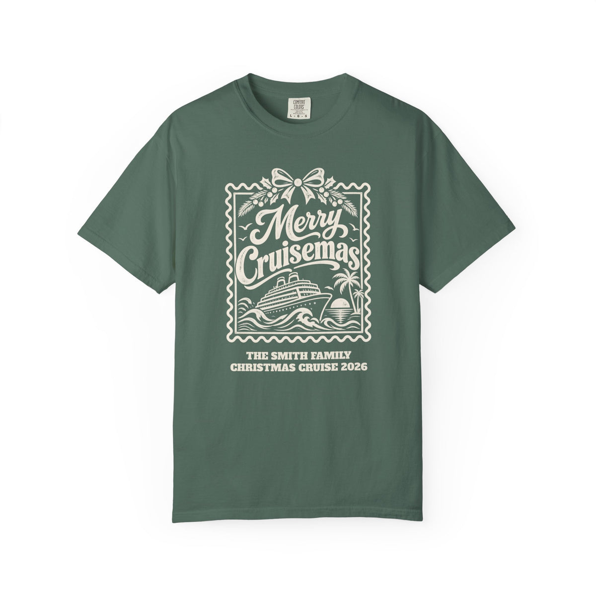 Custom Merry Cruisemas Stamp Christmas Cruise Shirt