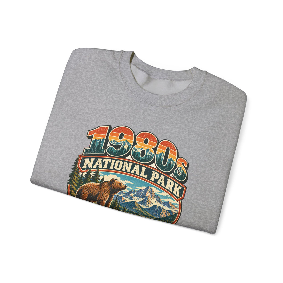 Custom 1980s National Park Family Trip Sweatshirt