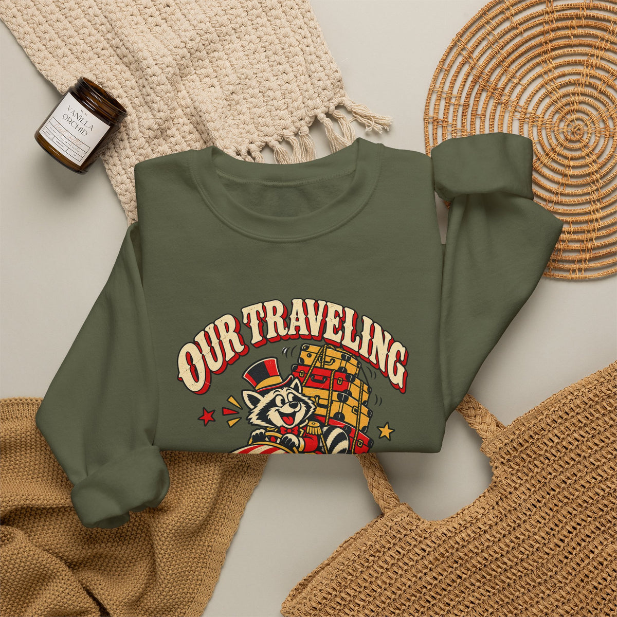 Custom Our Traveling Circus Family Trip Sweatshirt